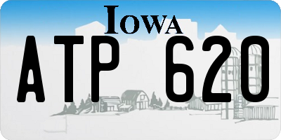 IA license plate ATP620