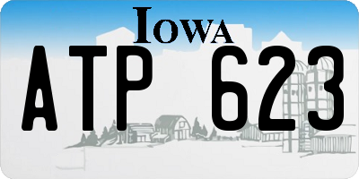 IA license plate ATP623