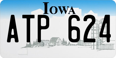 IA license plate ATP624