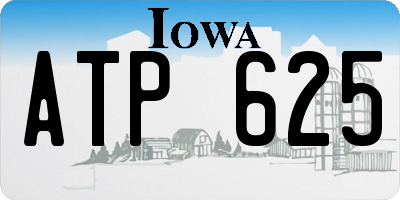IA license plate ATP625