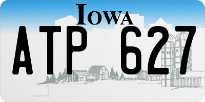 IA license plate ATP627