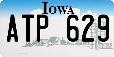 IA license plate ATP629