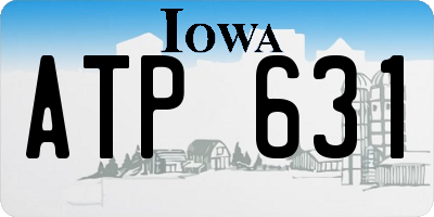 IA license plate ATP631