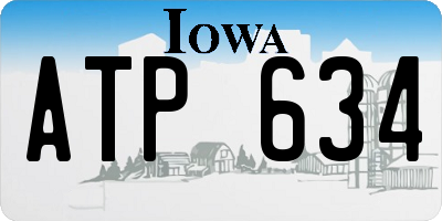 IA license plate ATP634