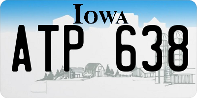 IA license plate ATP638