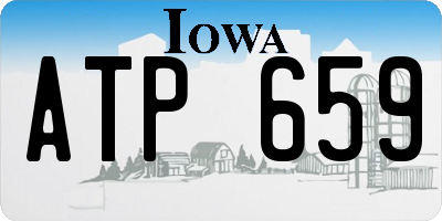 IA license plate ATP659