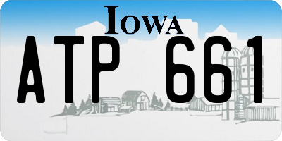 IA license plate ATP661