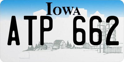 IA license plate ATP662