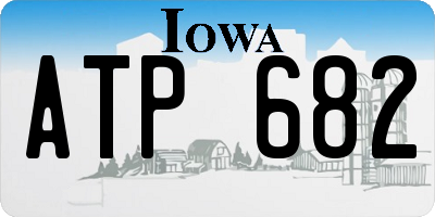 IA license plate ATP682