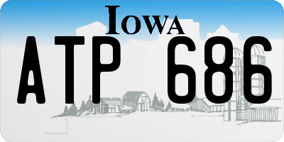 IA license plate ATP686