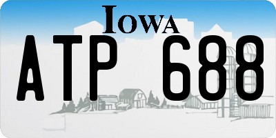 IA license plate ATP688