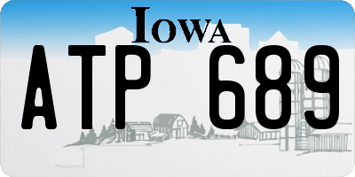 IA license plate ATP689
