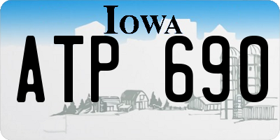 IA license plate ATP690