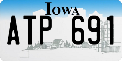 IA license plate ATP691