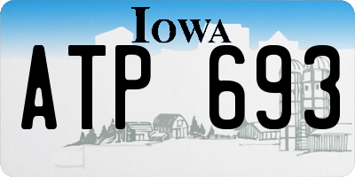 IA license plate ATP693