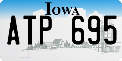 IA license plate ATP695
