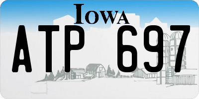IA license plate ATP697