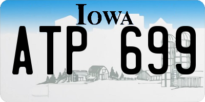 IA license plate ATP699