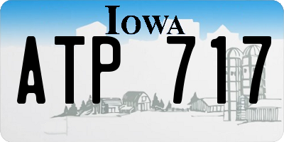 IA license plate ATP717