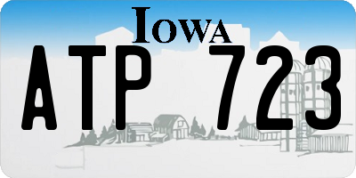 IA license plate ATP723