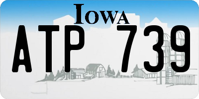 IA license plate ATP739