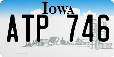 IA license plate ATP746