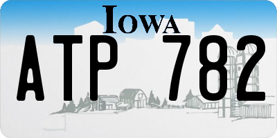 IA license plate ATP782