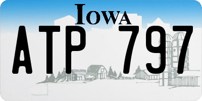 IA license plate ATP797