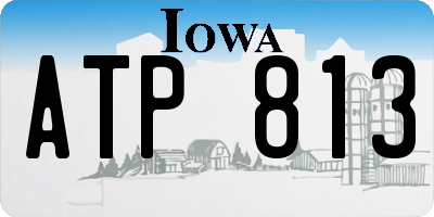 IA license plate ATP813