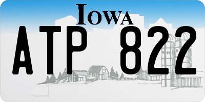 IA license plate ATP822