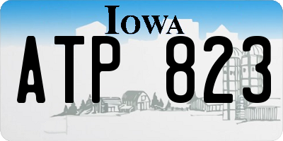 IA license plate ATP823