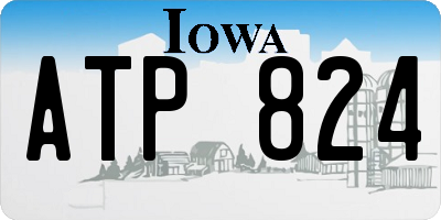 IA license plate ATP824