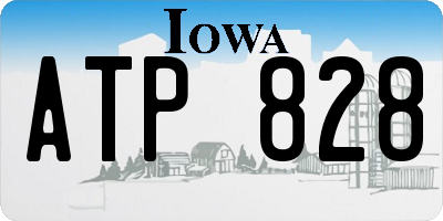 IA license plate ATP828