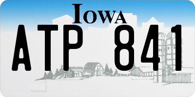 IA license plate ATP841