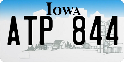 IA license plate ATP844