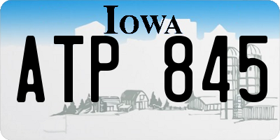 IA license plate ATP845