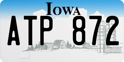 IA license plate ATP872