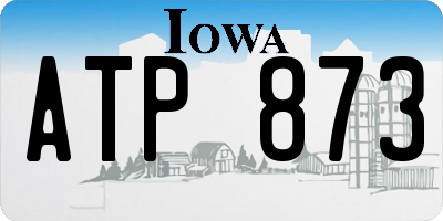 IA license plate ATP873