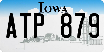 IA license plate ATP879
