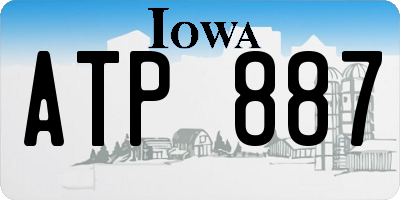 IA license plate ATP887