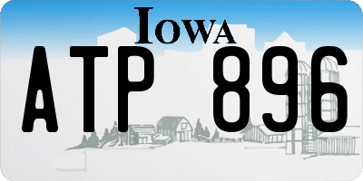IA license plate ATP896