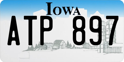 IA license plate ATP897