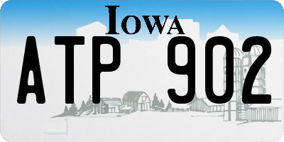 IA license plate ATP902