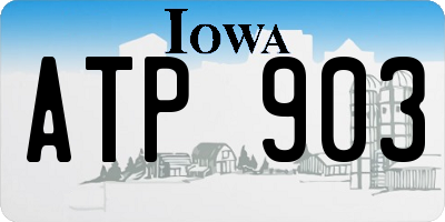 IA license plate ATP903