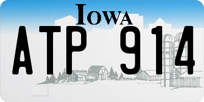 IA license plate ATP914