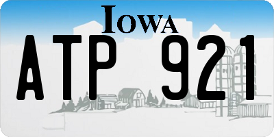IA license plate ATP921