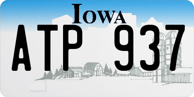 IA license plate ATP937