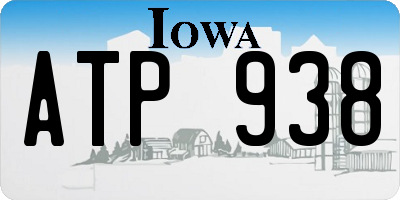 IA license plate ATP938