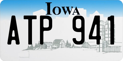 IA license plate ATP941