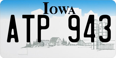 IA license plate ATP943